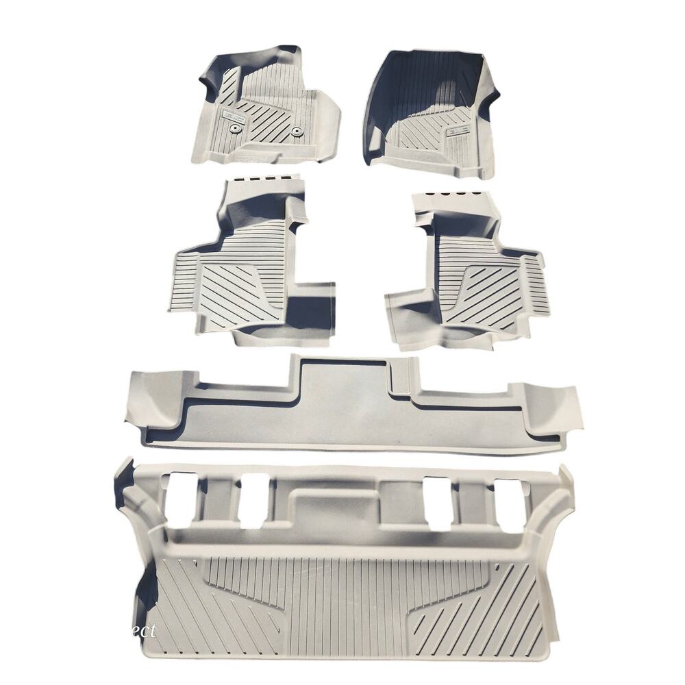2015 -2020 OEM GM YUKON floor liner tan mats Front Rear Middle Back